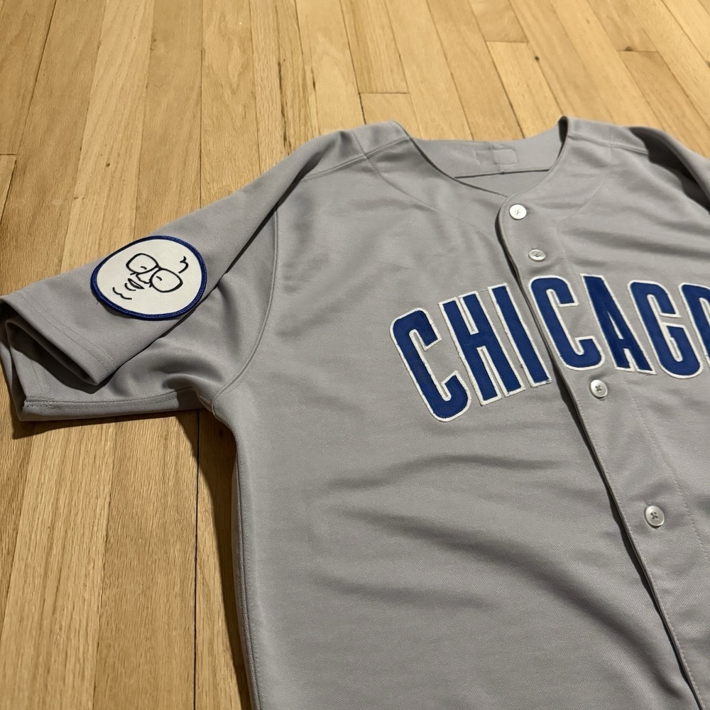 Vintage Chicago Cubs Harry Caray Edition Majestic Jersey Men 48 Hey Hey Stitched - Picture 3 of 12